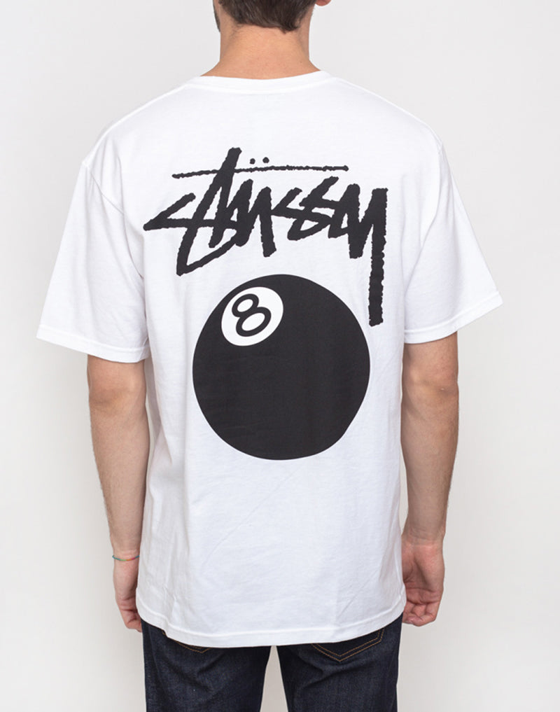 STUSSY 8號印花球短袖T恤