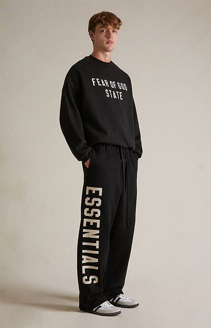 Fear of God Essentials Heavy Crewneck 字母刷毛圓領衛衣