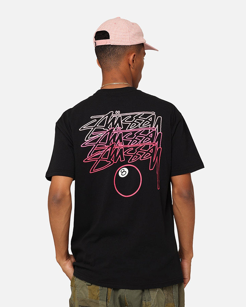 STUSSY 撞色LOGO8號球短袖T恤