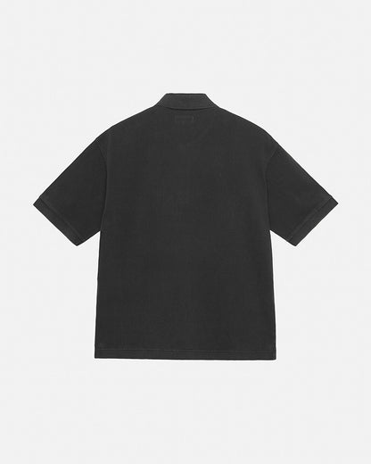 STUSSY 寬版廓形短袖POLO衫