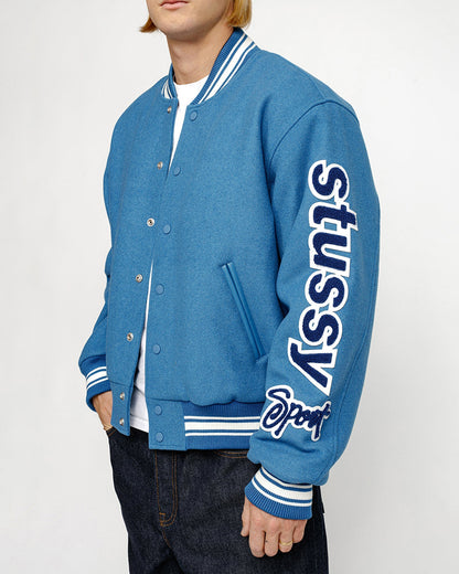 STUSSY VARSITY JACKET 雙袖刺繡棒球外套