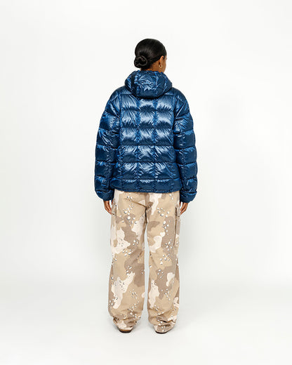 Stüssy Midweight Hooded Puffer 格紋衍縫連帽羽絨外套