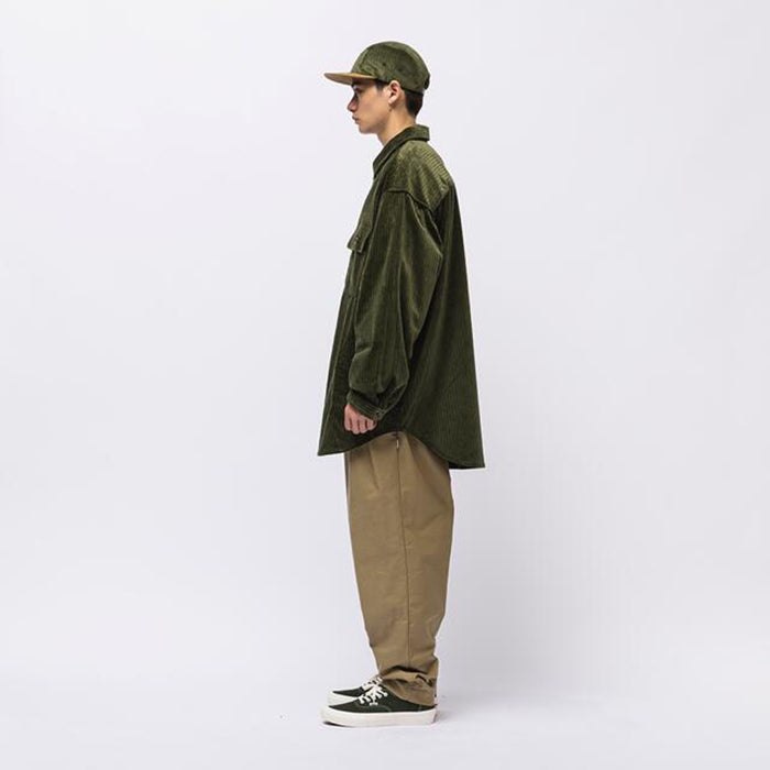 WTAPS WCPO Corduroy Shirt - 燈芯絨寬版襯衫