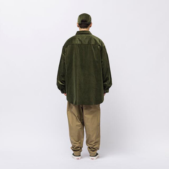 WTAPS WCPO Corduroy Shirt - 燈芯絨寬版襯衫