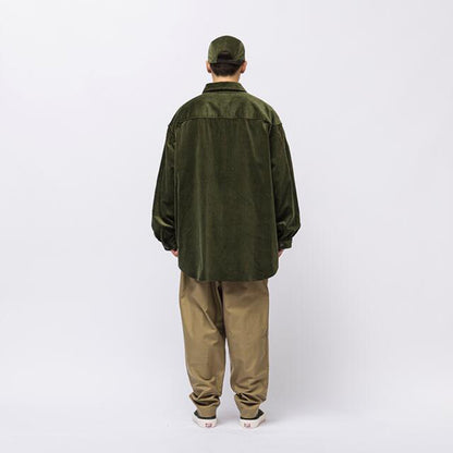 WTAPS WCPO Corduroy Shirt - 燈芯絨寬版襯衫