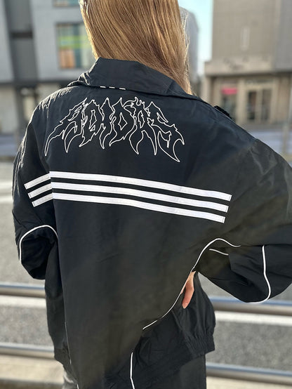 ADIDAS ORIGINALS FLAMES 火焰立領夾克