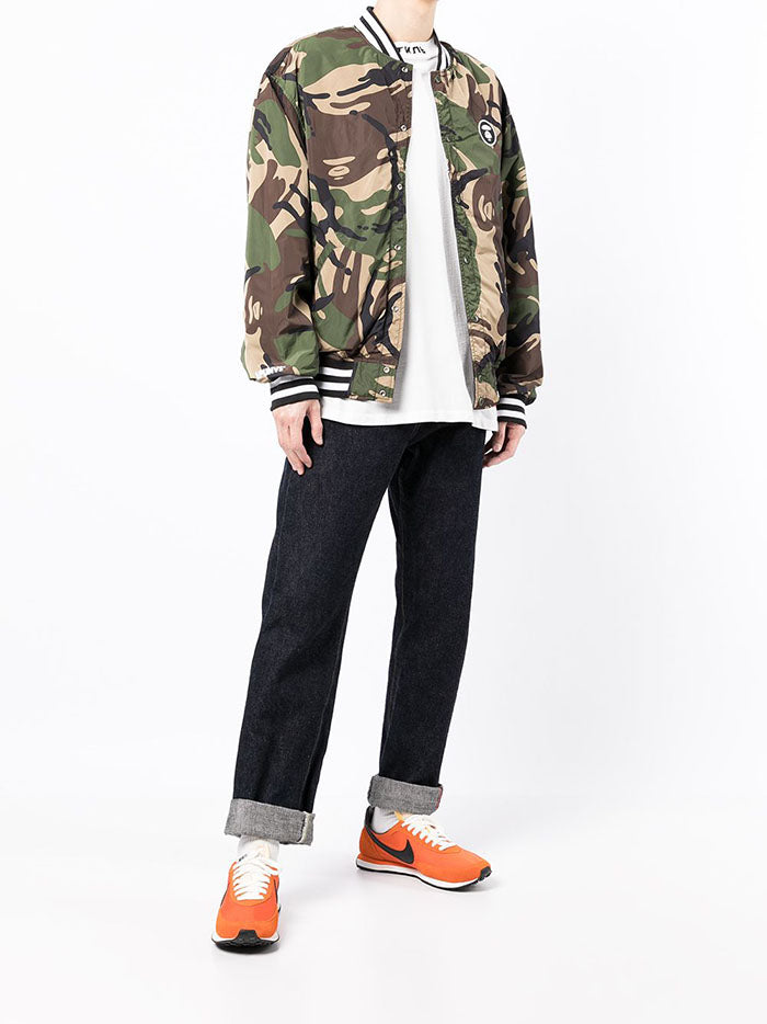 AAPE BY *A BATHING APE® REVERSIBLE BOMBER JACKET 雙面穿飛行員夾克