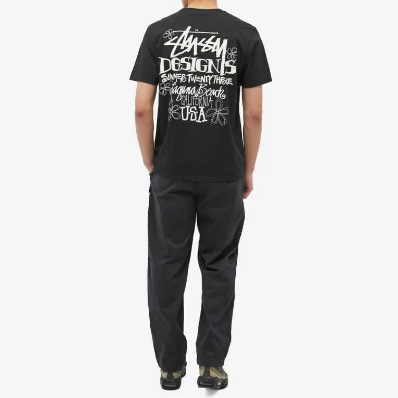 STUSSY SUMMER LB TEE  夏日塗鴉花卉短袖T恤