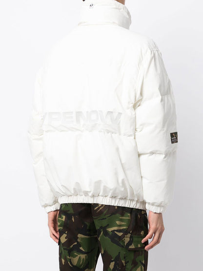 - 全新特價 - AAPE BY A BATHING APE® NOW Jacket 立領鋪棉夾克(白色M)