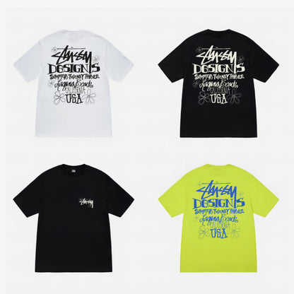 STUSSY SUMMER LB TEE  夏日塗鴉花卉短袖T恤