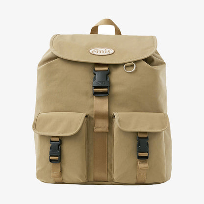 EMIS Double Pocket Backpack 雙口袋尼龍後背包