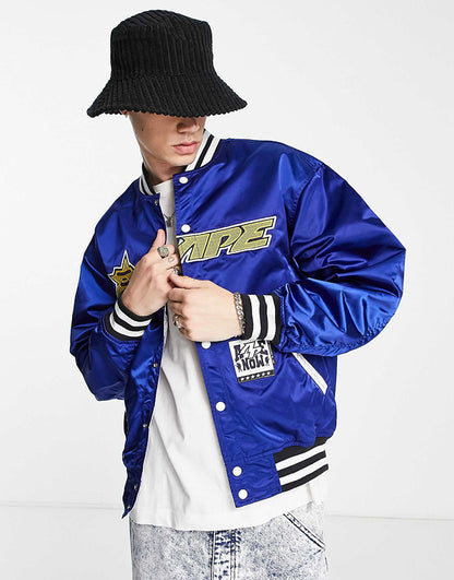 AAPE BY *A BATHING APE® REVERSIBLE BOMBER JACKET 雙面穿飛行員夾克