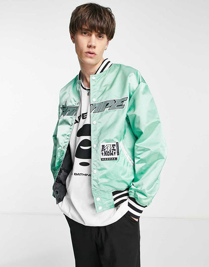 AAPE BY *A BATHING APE® REVERSIBLE BOMBER JACKET 雙面穿飛行員夾克