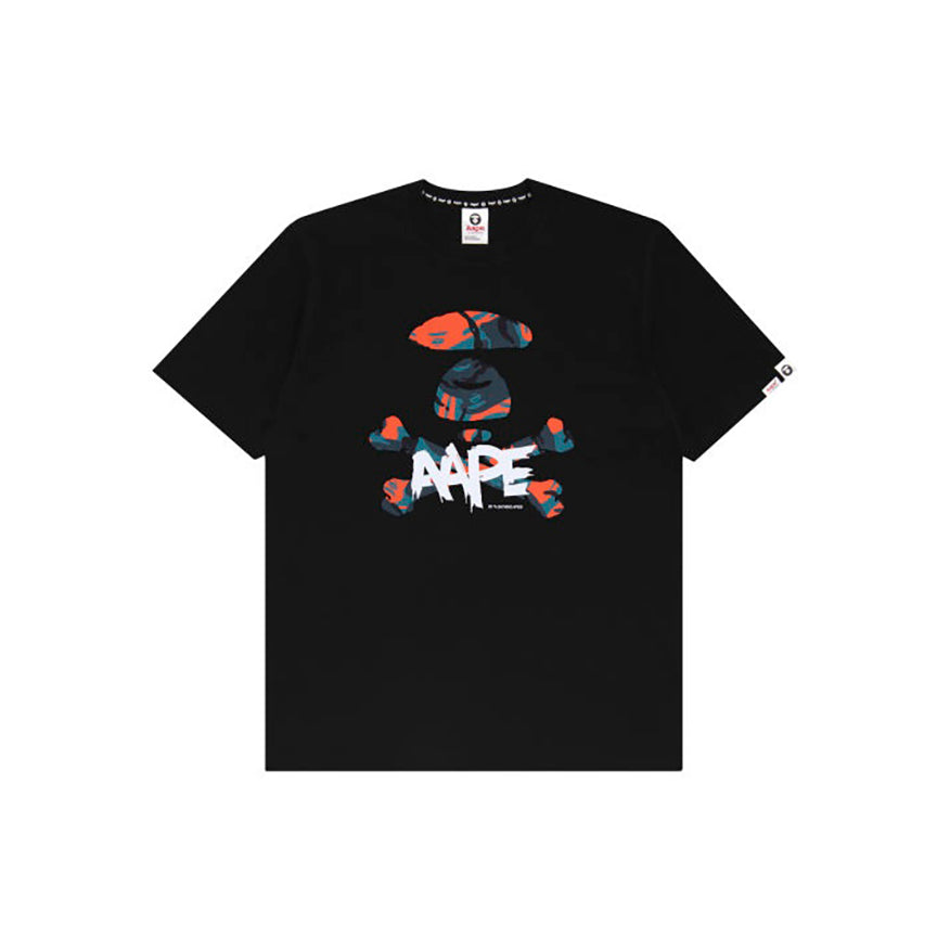 Aape BY *A BATHING APE® 迷彩印花短袖T恤
