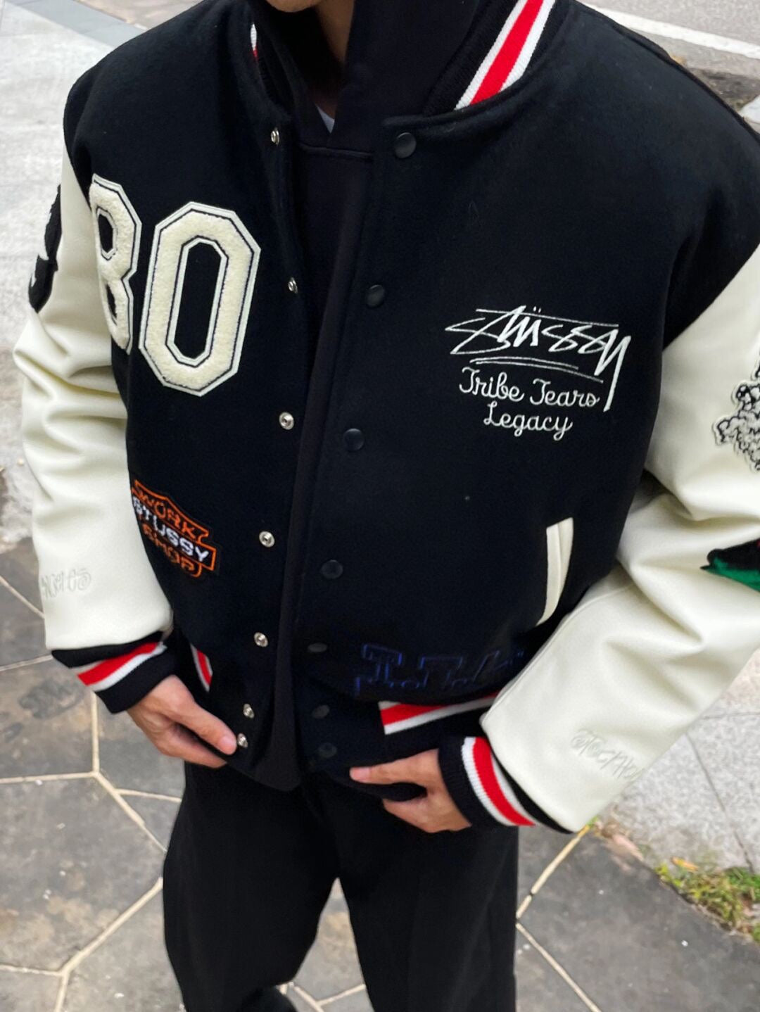 Stussy X Denim Tears X Our Legacy Varsity Jacket 三方聯名 校隊夾克 棒球外套