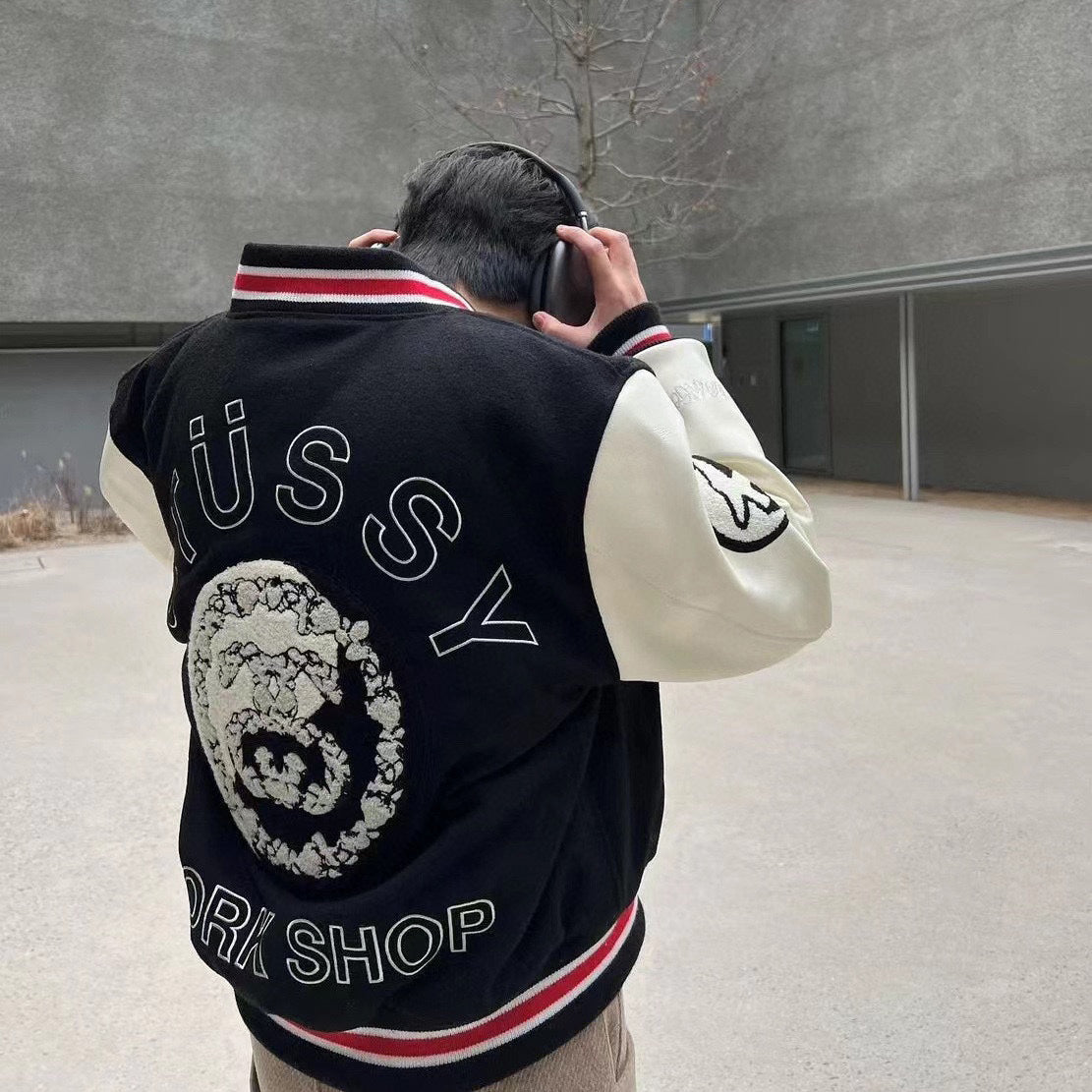 Stussy X Denim Tears X Our Legacy Varsity Jacket 三方聯名 校隊夾克 棒球外套