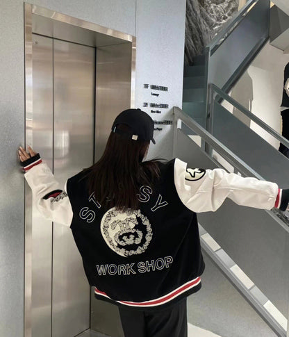 Stussy X Denim Tears X Our Legacy Varsity Jacket 三方聯名 校隊夾克 棒球外套