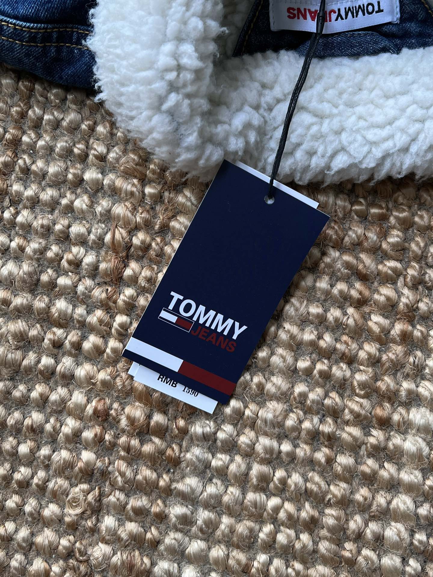 TOMMY HILFIGER 羊羔絨牛仔外套