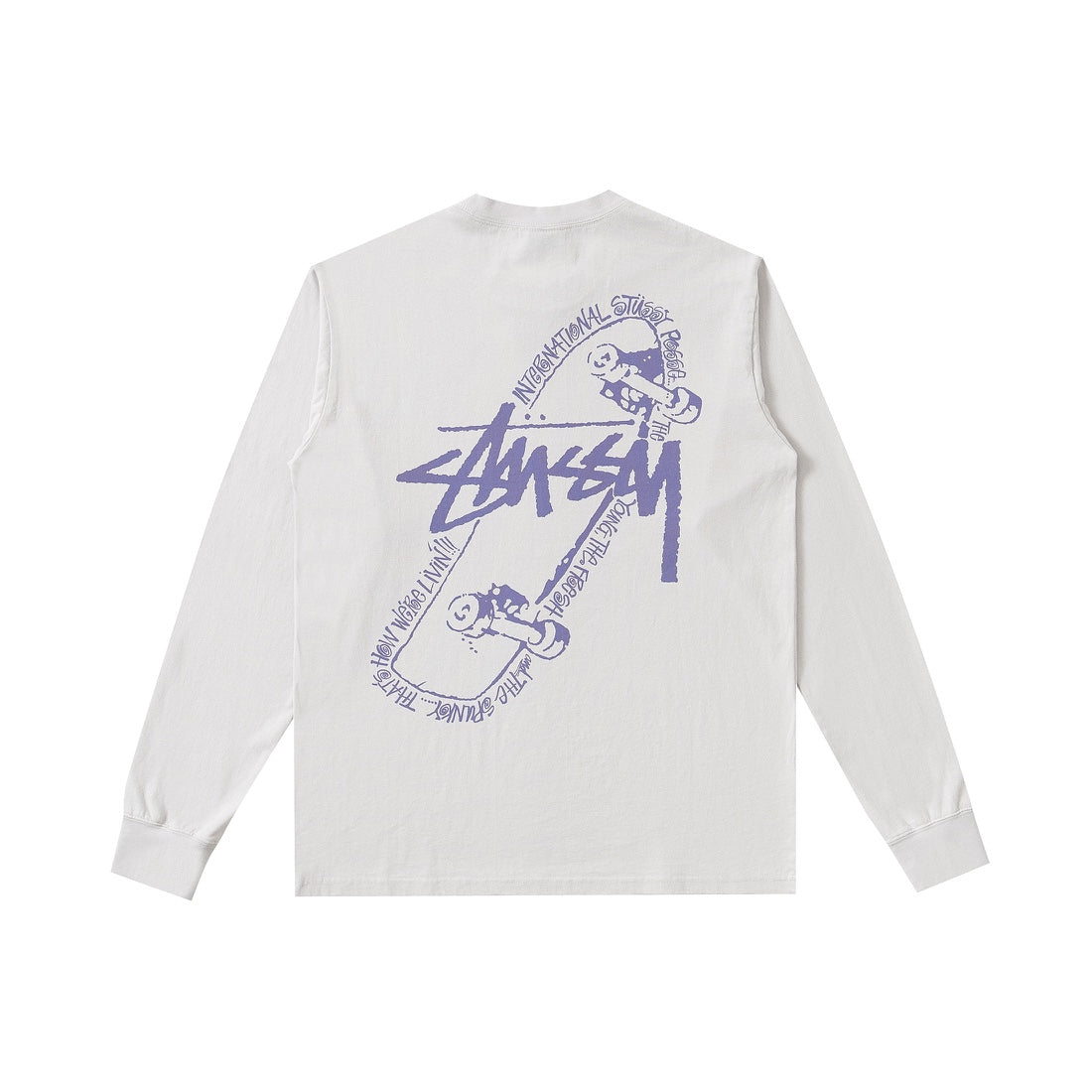 STUSSY 經典滑板印花 長袖上衣