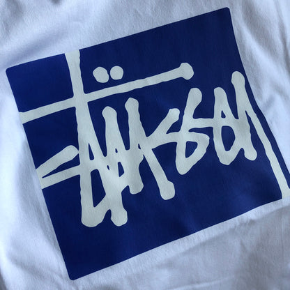 STUSSY 方標LOGO 短袖T恤