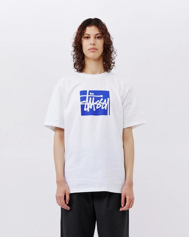 STUSSY 方標LOGO 短袖T恤