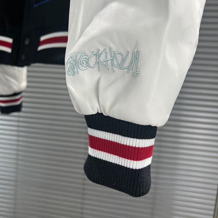 Stussy x Denim Tears x Our Legacy 三方聯名棒球外套