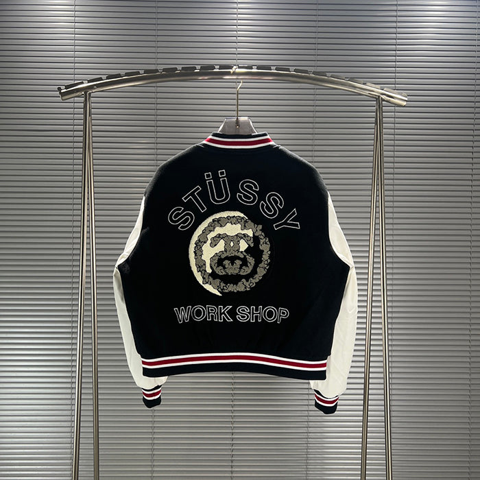 Stussy x Denim Tears x Our Legacy 三方聯名棒球外套