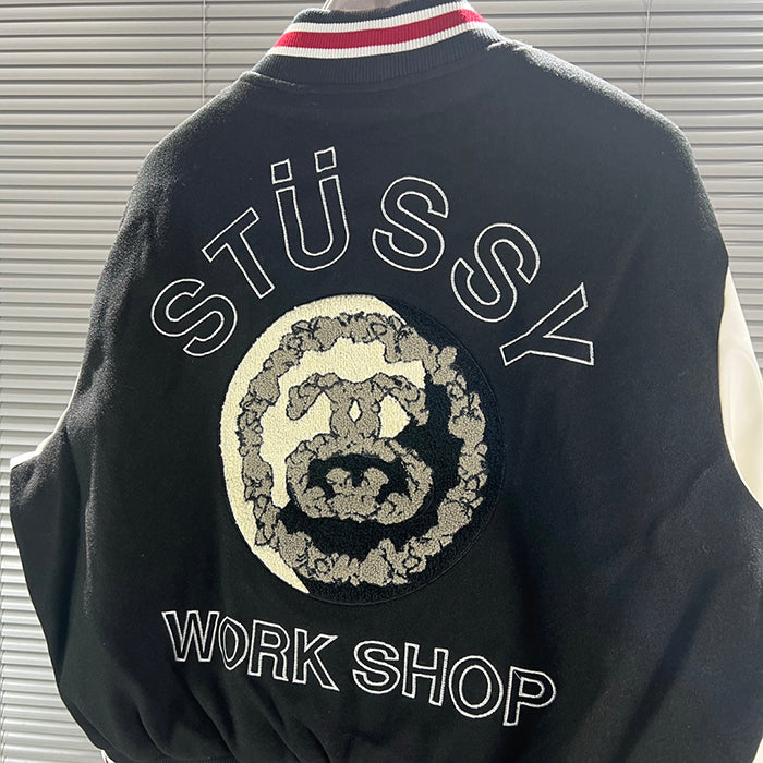 Stussy x Denim Tears x Our Legacy 三方聯名棒球外套