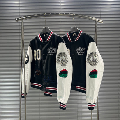 Stussy x Denim Tears x Our Legacy 三方聯名棒球外套