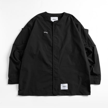 WTAPS SCOUT / LS / NYCO. TUSSAH 重磅骨頭刺繡 廓形風衣夾克