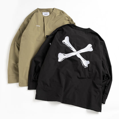 WTAPS SCOUT / LS / NYCO. TUSSAH 重磅骨頭刺繡 廓形風衣夾克