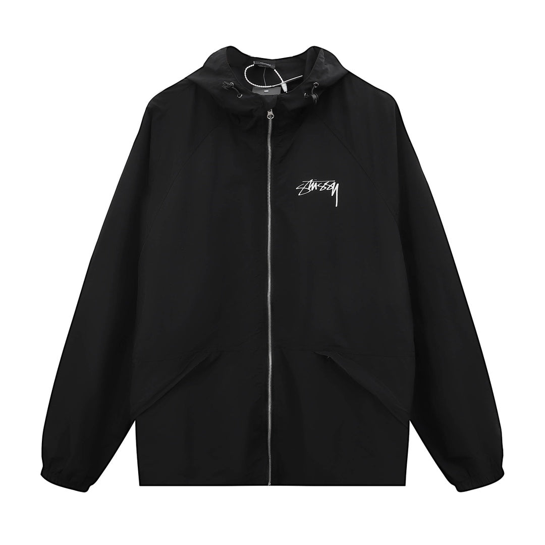 STUSSY 連帽風衣梭織外套