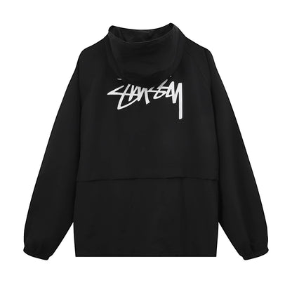 STUSSY 連帽風衣梭織外套