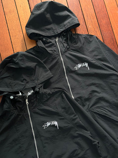 STUSSY 連帽風衣梭織外套