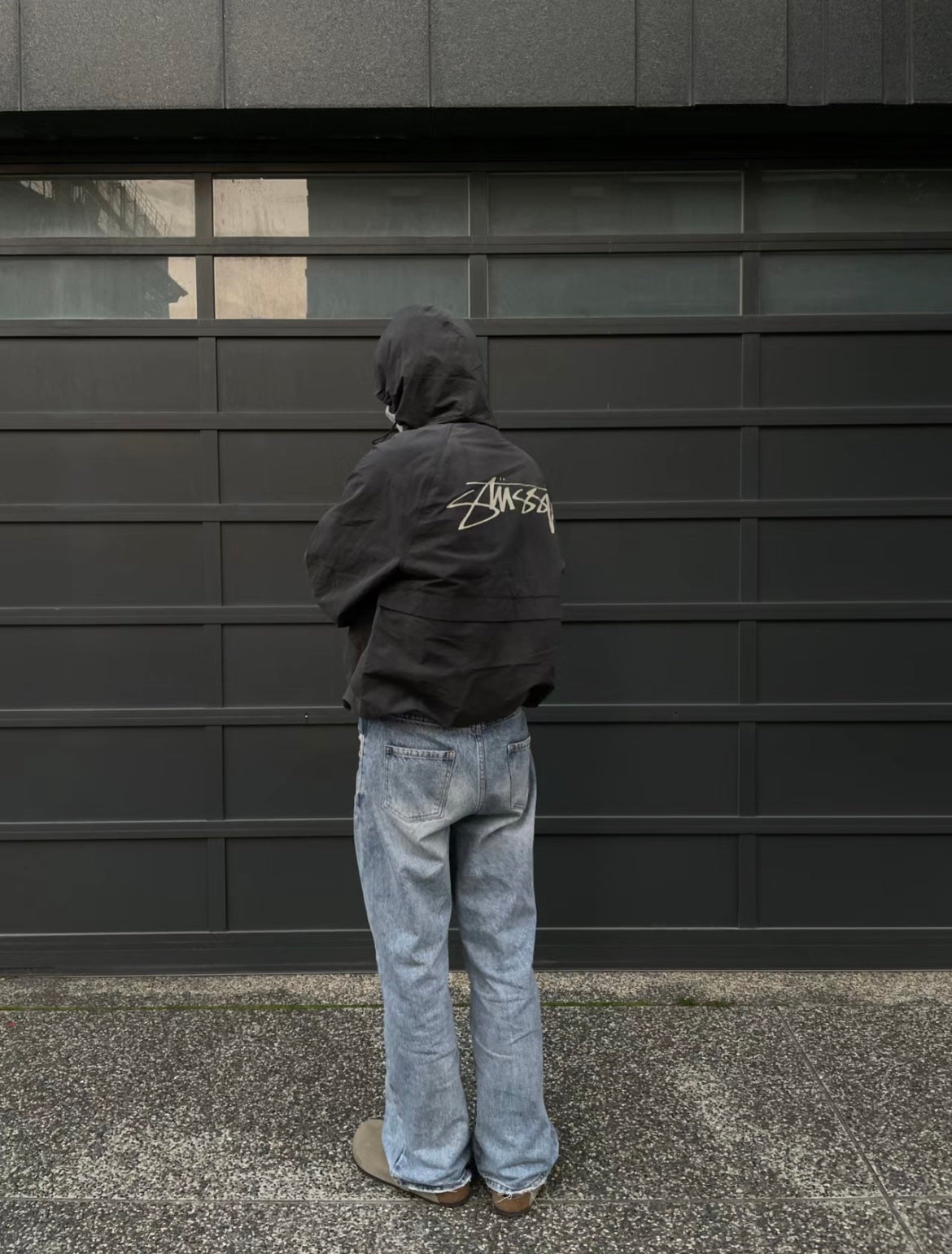 STUSSY 連帽風衣梭織外套