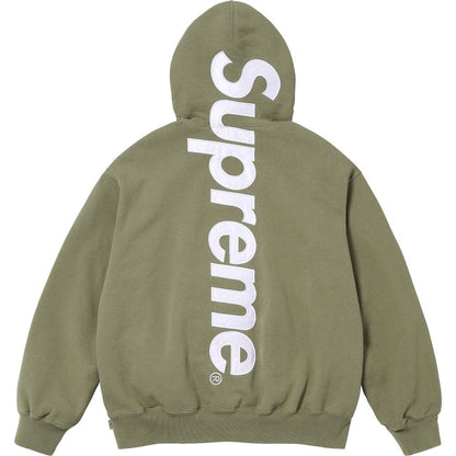 SUPREME 直排LOGO刷毛連帽上衣