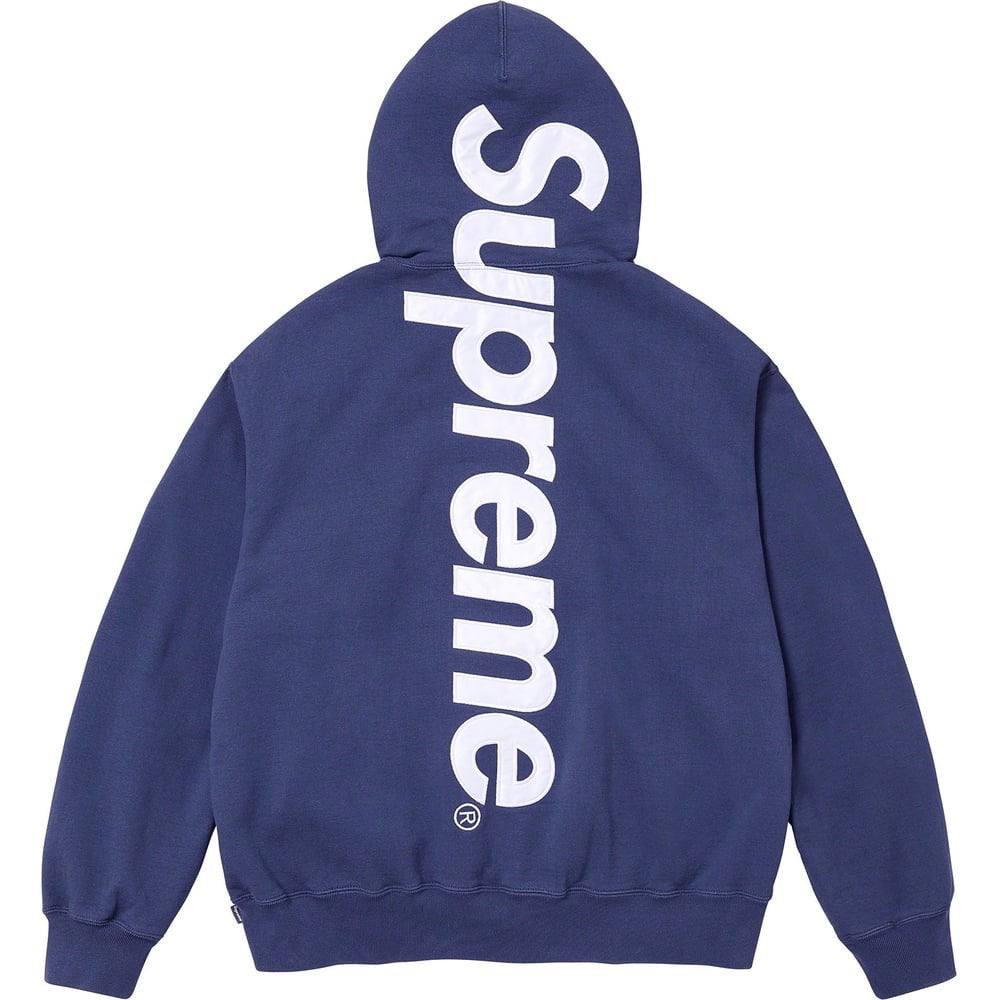 SUPREME 直排LOGO刷毛連帽上衣