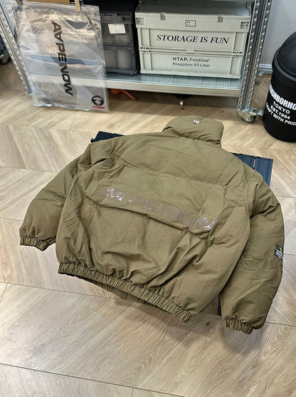 - 全新特價 - AAPE BY A BATHING APE® NOW Jacket 立領鋪棉夾克(白色M)