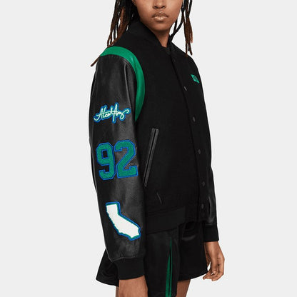 2023SS Air Jordan x AlealiMay 聯名毛呢棒球夾克 - VANASH