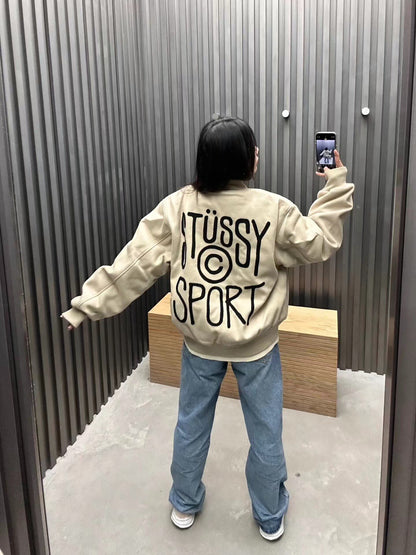 STUSSY SPORT MELTON VARSITY JACKET 校隊毛呢夾克