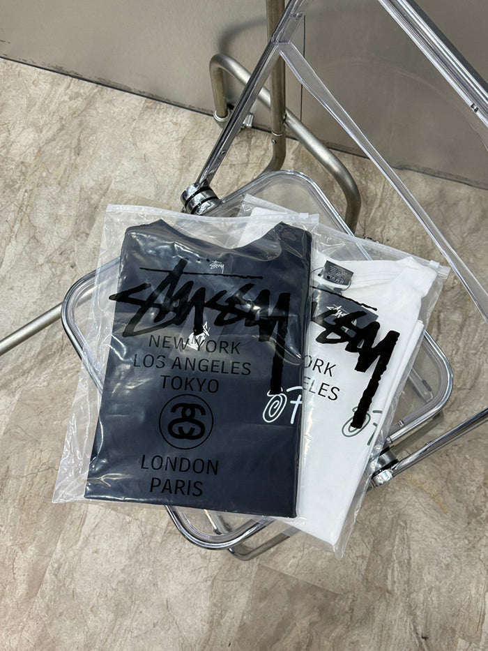 STUSSY x PATTA  聯名經典爵士人物短袖T恤