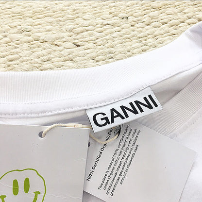 GANNI HEART LOGO LONG SLEEVED T-SHIRT 地球印花長袖T恤