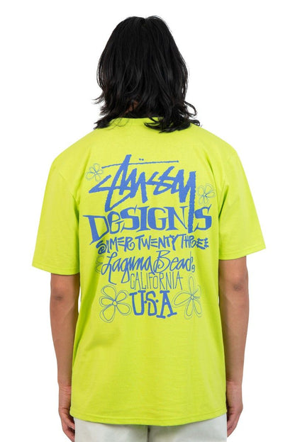 STUSSY SUMMER LB TEE  夏日塗鴉花卉短袖T恤