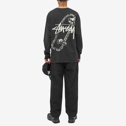 STUSSY 經典滑板印花 長袖上衣