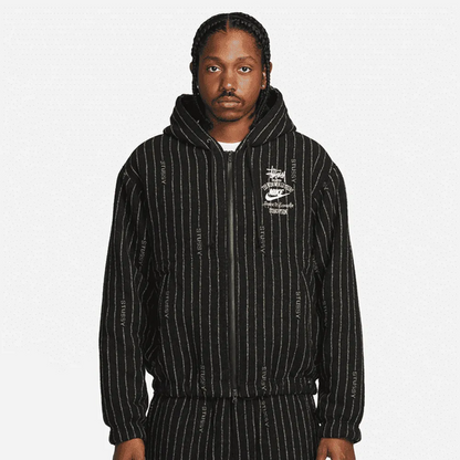 STUSSY X NIKE STRIPED WOOL JACKET 條紋羊毛鋪棉外套 DR4023-010