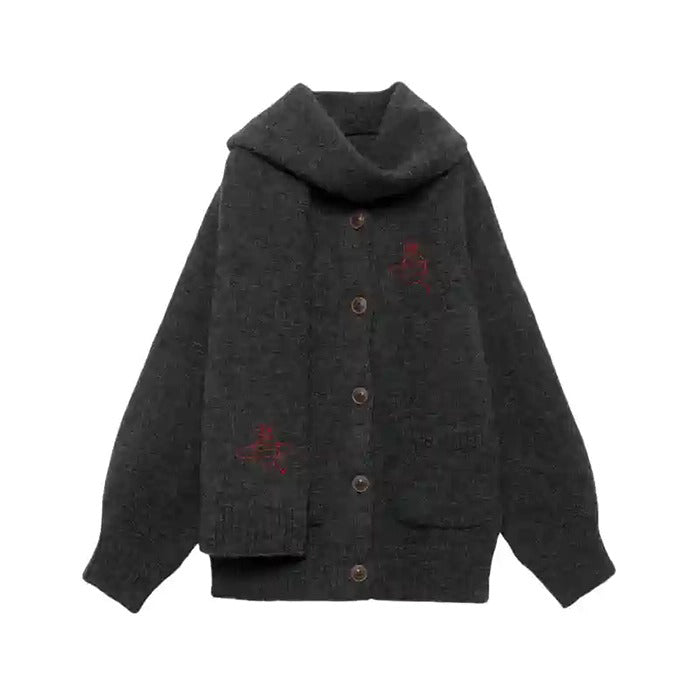 Vivienne Westwood RED LABEL 開襟羊毛外套與圍巾