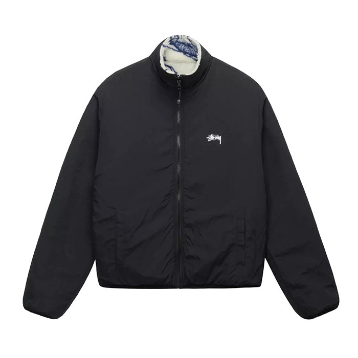 Stüssy Dragon Sherpa Jacket 龍紋滿印雙面穿羊羔絨夾克