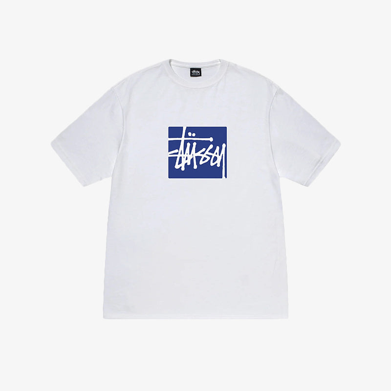 STUSSY 方標LOGO 短袖T恤