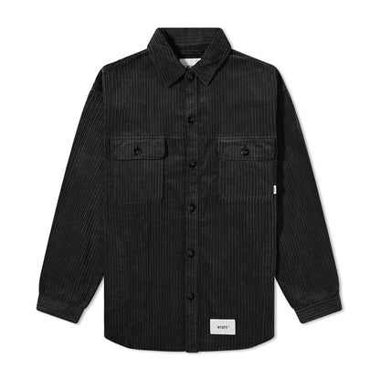 WTAPS WCPO Corduroy Shirt - 燈芯絨寬版襯衫