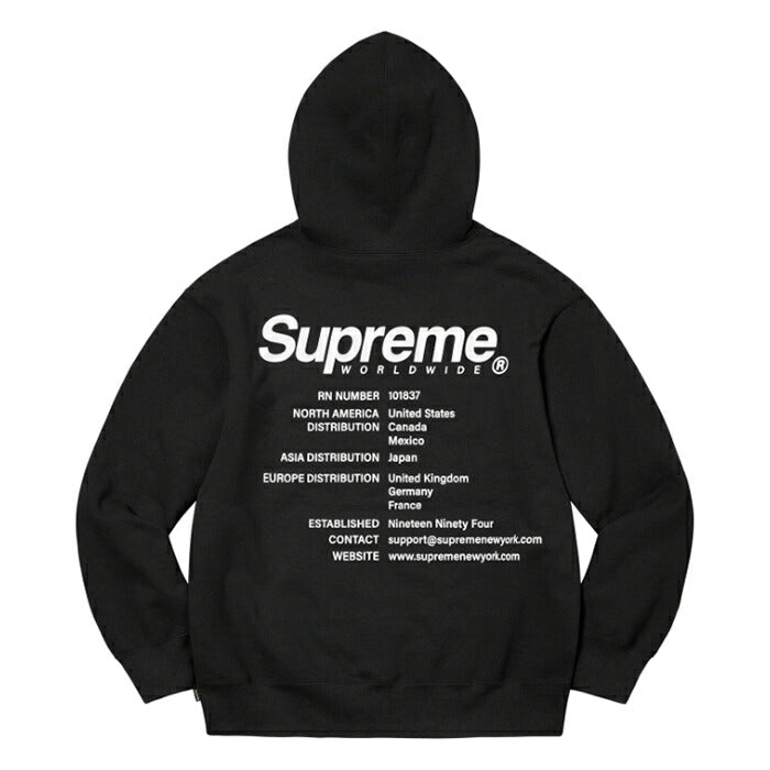 SUPREME 純棉刷毛連帽上衣